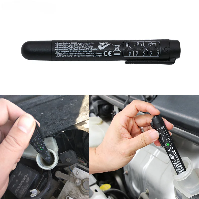 

Accurate Oil Quality Check Pen Universal Brake Fluid Tester Car Brake Liquid Digital Tester Vehicle Auto Automotive Testing Tool