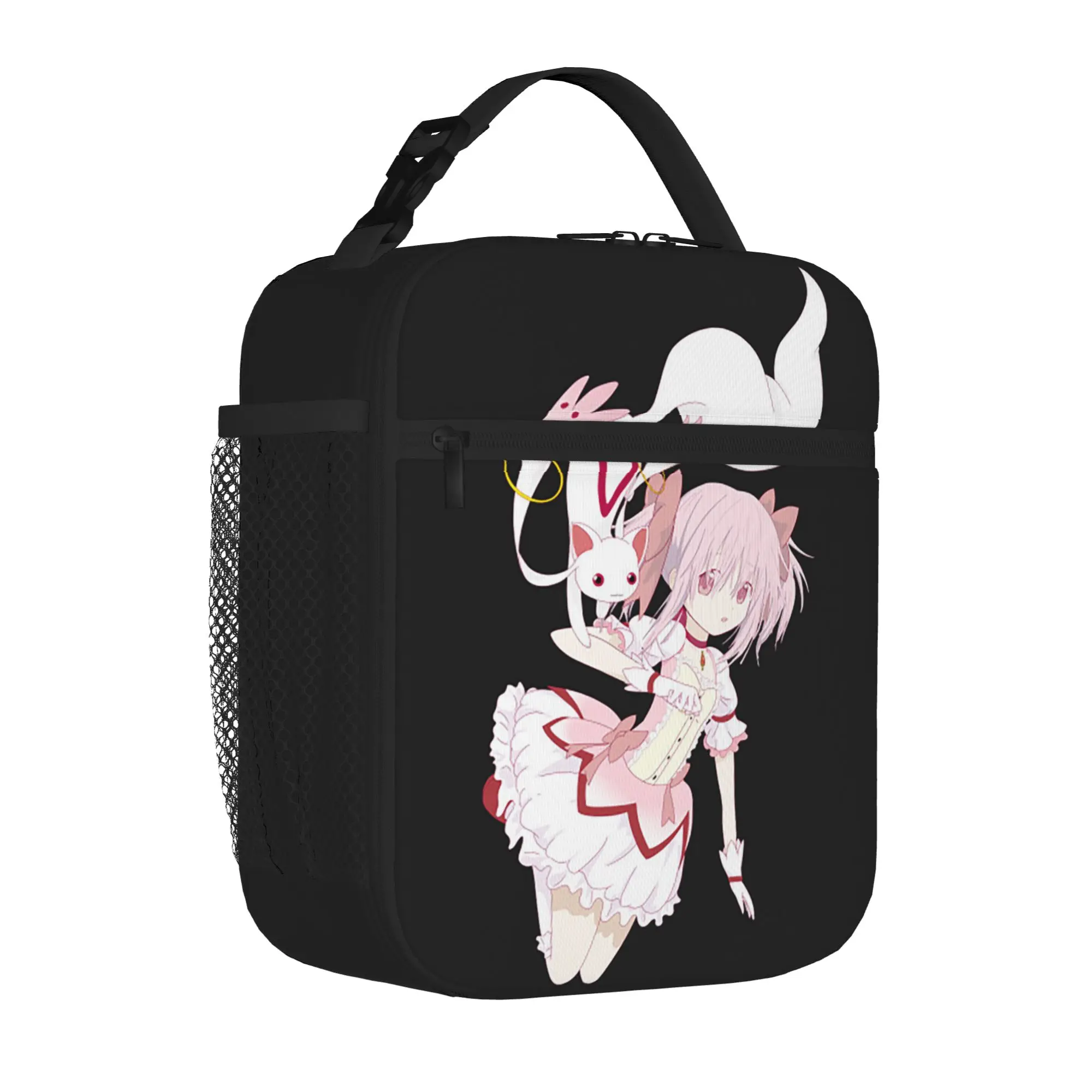Puella Magi Madoka Magica Anime Thermal Insulated Lunch Bag for Work  Reusable Bento Box Cooler Thermal Food Box