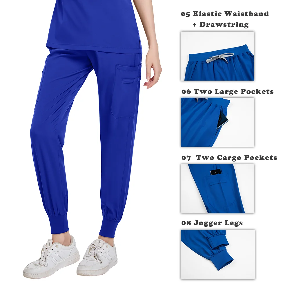 Удобный больничный комплект унисекс, женские брюки для медсестры, мужские скрабы, тканый доктор, верхняя часть, удобная оптовая продажа для кормления