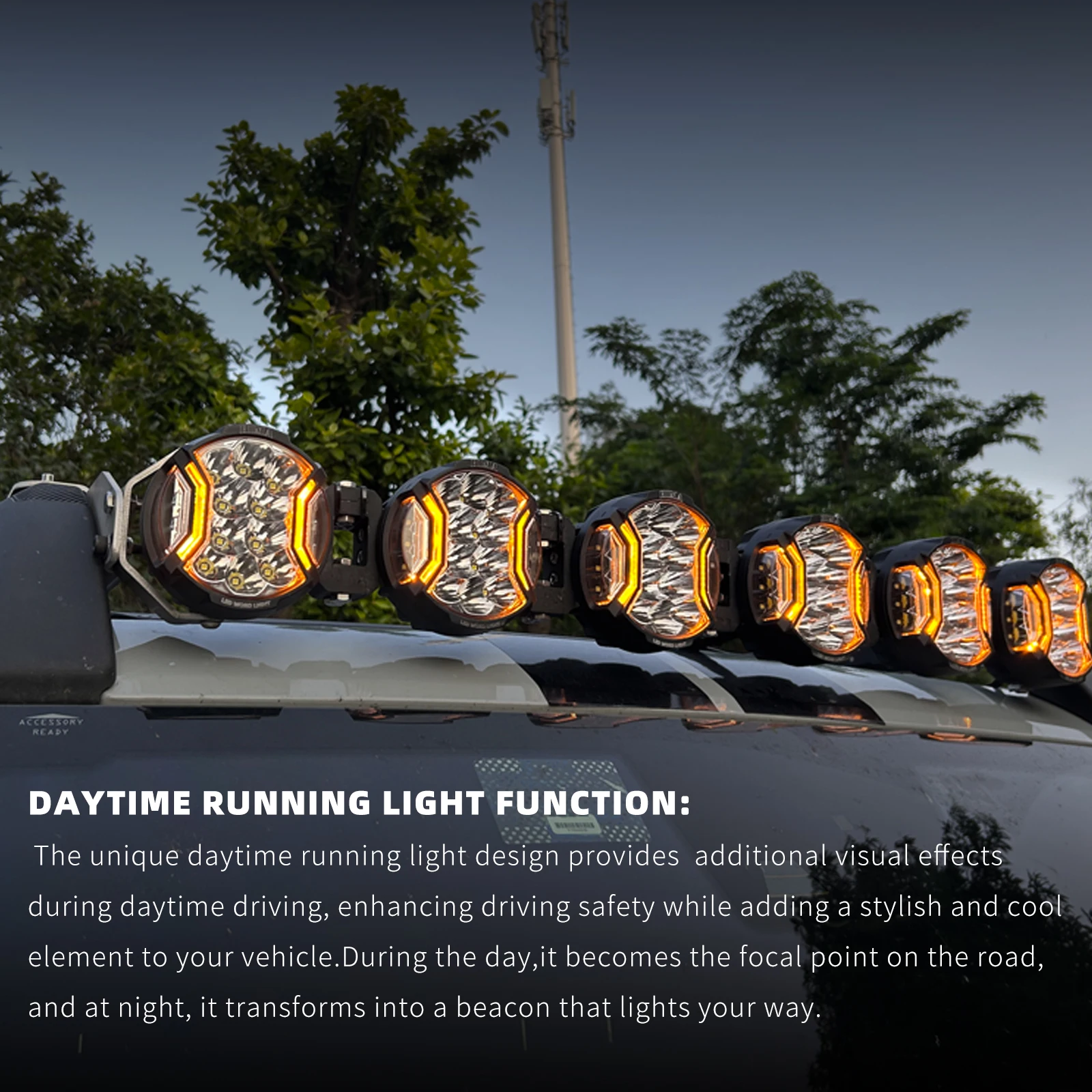 공장 새로운 디자인 IP68 SUV UTV Offroad 보조 트럭 램프 자동차 헤드 라이트 스포트 라이트 Led 작업 운전 안개등