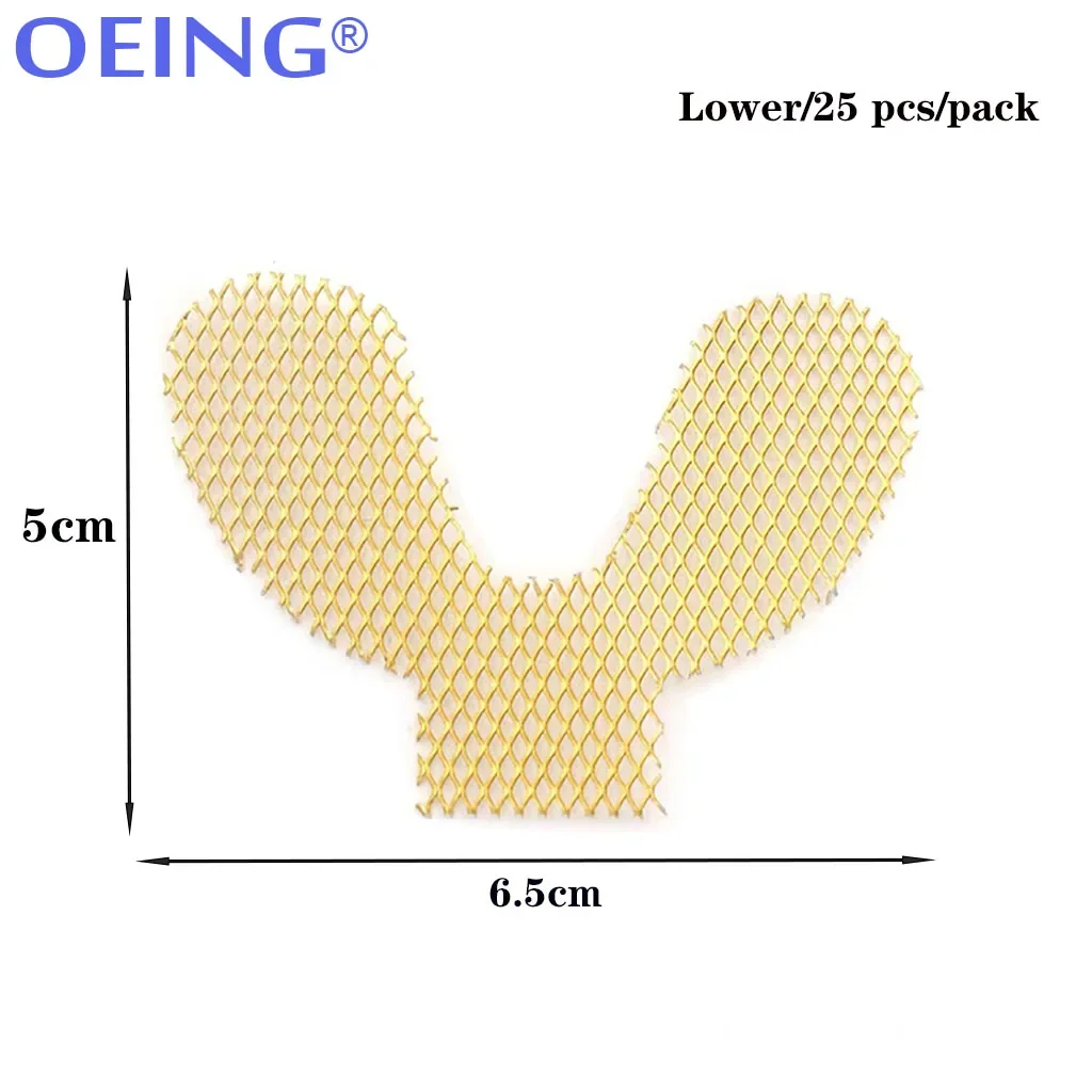 의치 강화 메쉬 치아 느낌 유지 강화 트레이, 금속 그물 트레이, 구개골 의치 실험실 재료, 팩 당 20 개