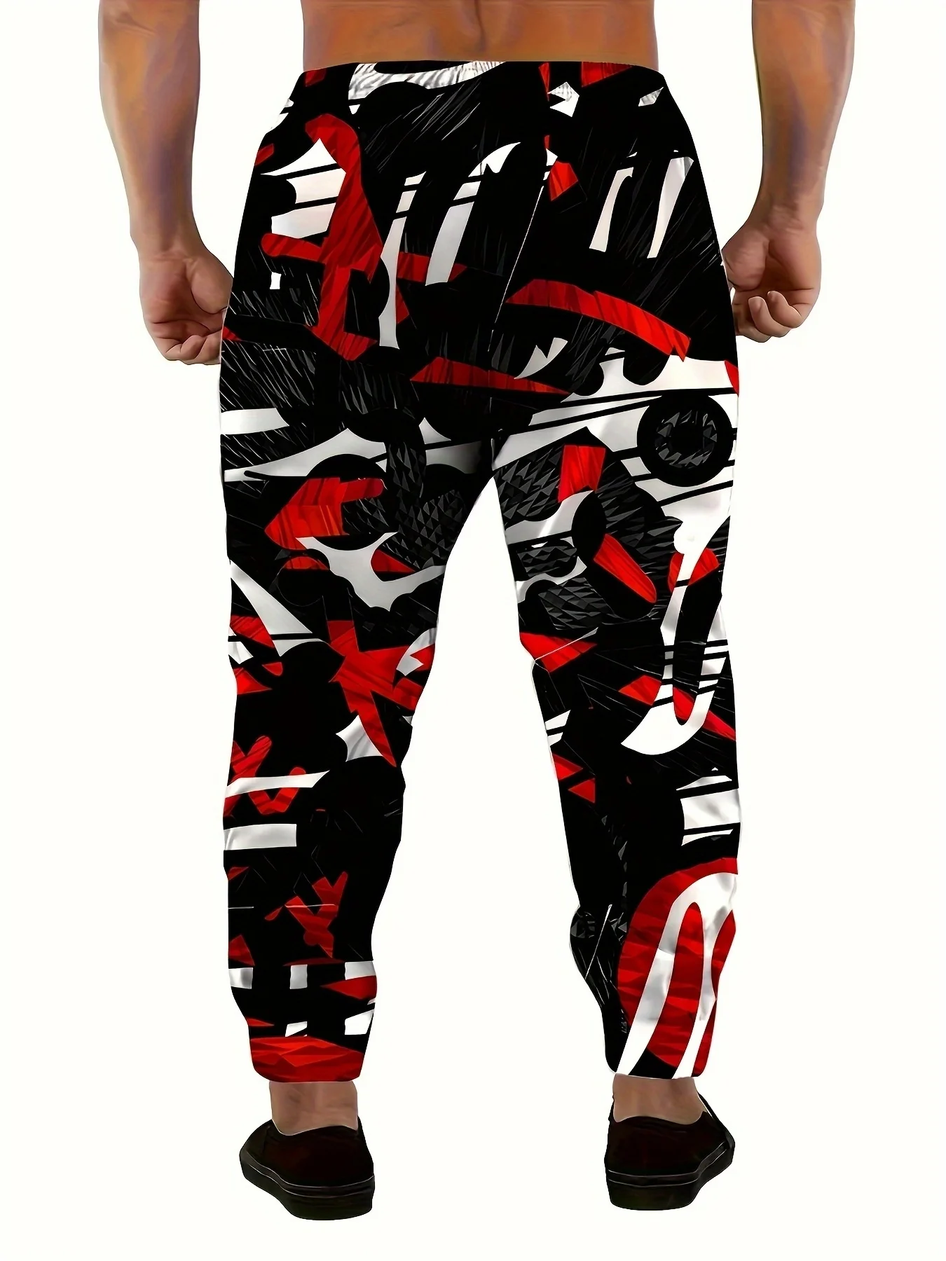 Neuheiten: Jogginghose mit Marmor-Fluid-Swirl-3D-Druck, Unisex, lässige Trainingshose, Hose für den täglichen Spaziergang und urbanen Lifestyle – Detail 10