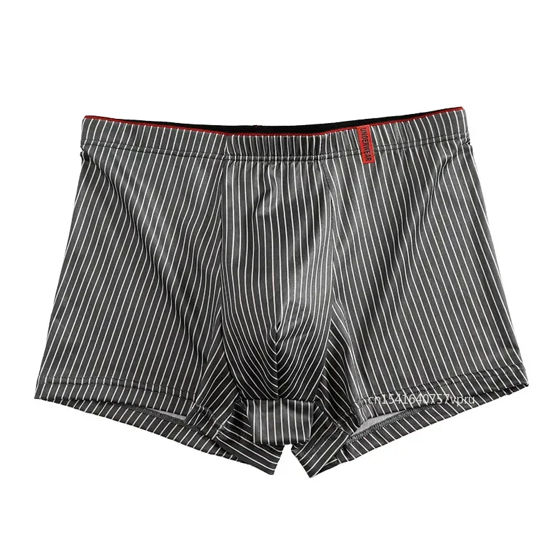 Stripe Boxers Briefs Men Underwear Knickers for Men Panties Underpants Shorts Fashion Lingerie Under Wear Sexy Boxer