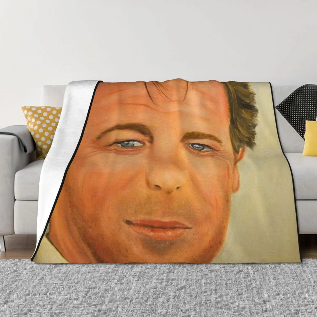 

Simon Baker Throw Blanket bed plaid funny gift Decorative Throw blankets ands Blankets