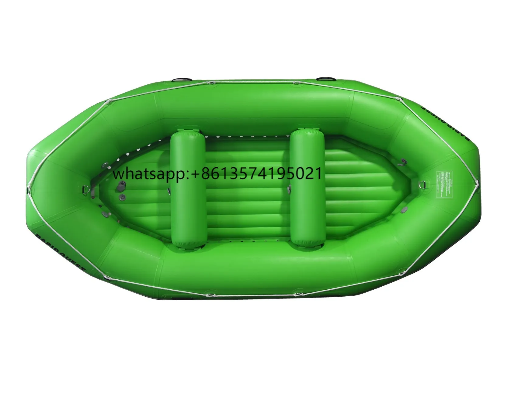 

12 Feet 365 cm 4 6 Person Green Color Raft R4 Rafting Boat White Water Raft