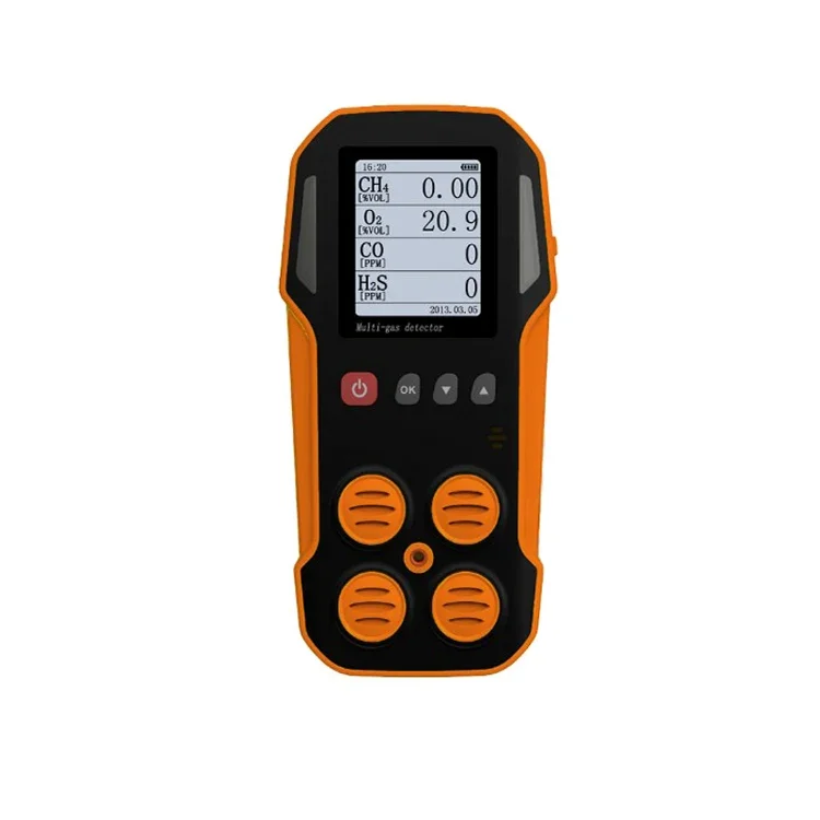 Competitive price portable Gas leak tester analyzers ch4 o2 h2s co combustible natural gas multi   detector