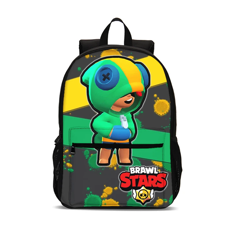 B-STARS Team SchoolBag 47cm/18.5inch Large Capacity Backpack Funny Moments Leon Team All Heroes Book Bags Birthday Present