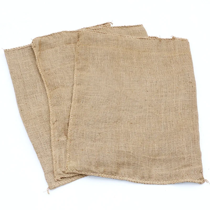 2Pcs 60*90cm Flood Prevention Sacks  Linen Bags Woven Bags Sand And Soil Hardware Woven Linen Storage Bags Yellow Linen Bags