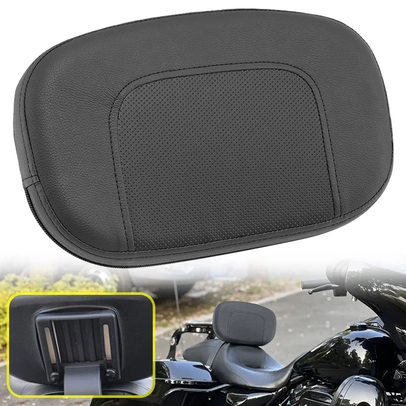 

Motorcycle Accessories Universal Rear Backrest Cushion Sissy Luggage Rack Passenger Pad For Honda Yamaha Suzuki Harley Davidson