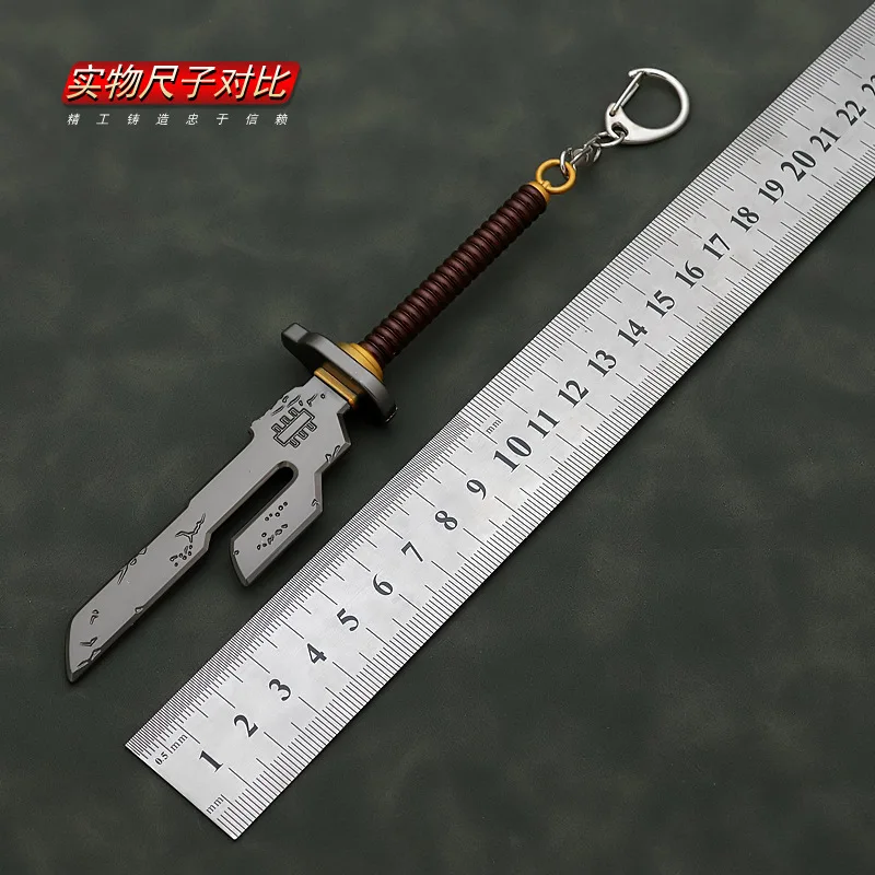 16cm Jujutsu Kaisen Fushiguro Toji Anime Figure Weapon Anime Peripheral Metal Weapon Model Samurai Japanese Collection Gifts Toy