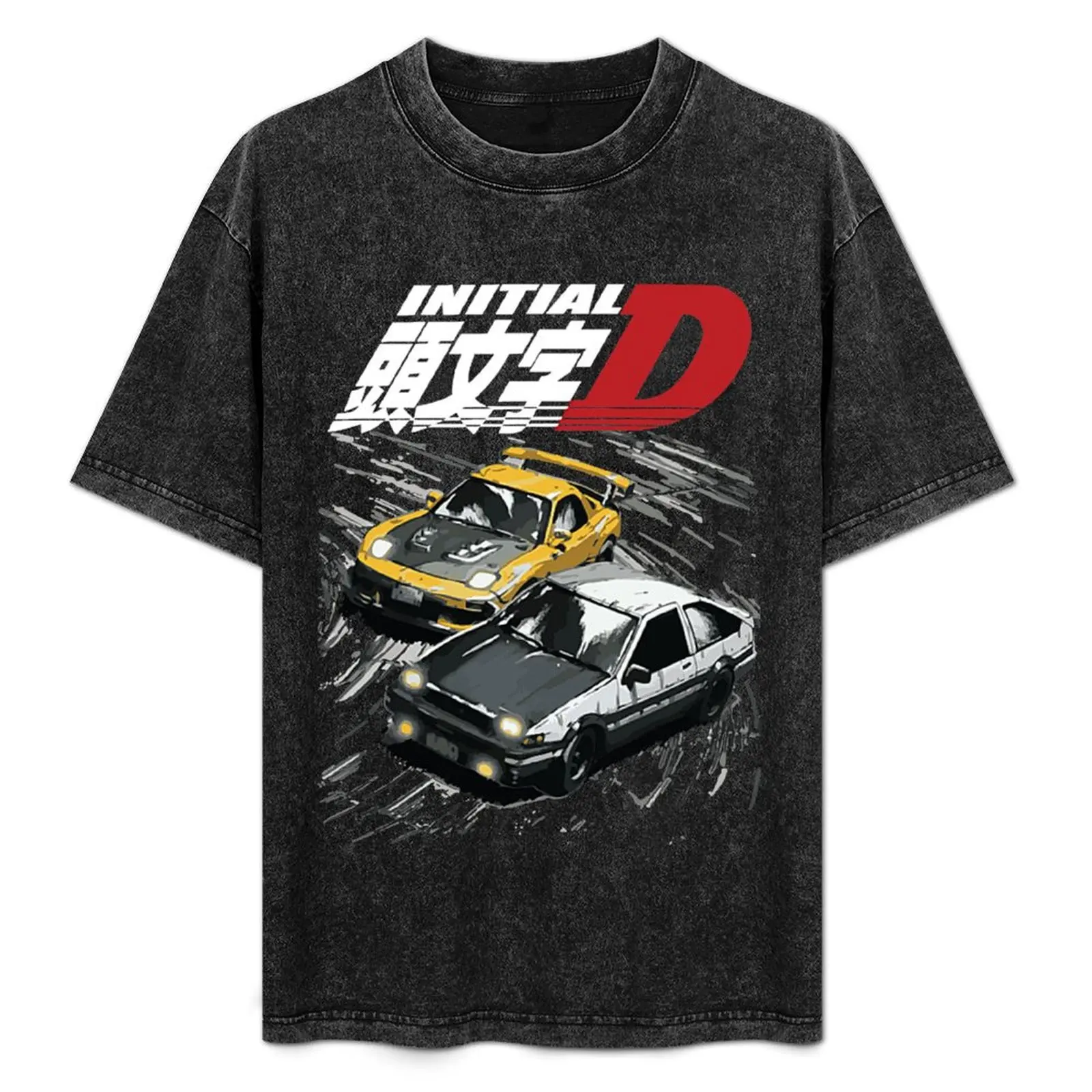 86 Takumi Vs Keisuke FD initial D T-Shirt summer clothes designer shirts black t shirts for men