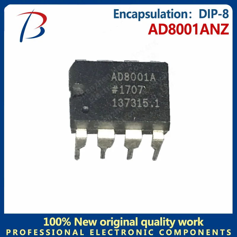 

10PCS AD8001ANZ package DIP-8 in-line amplifier chip