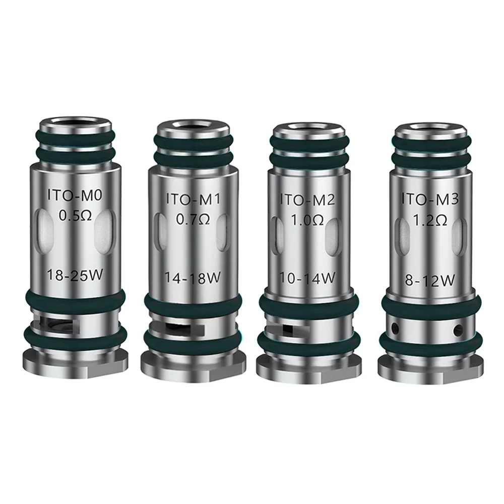 Bobine OEM ITO M0 Dallas M2 M3, 0,5 ohm, 1,0 ohm, Végétmaillées pour système ITO X Doric 20 Drag Q Kit