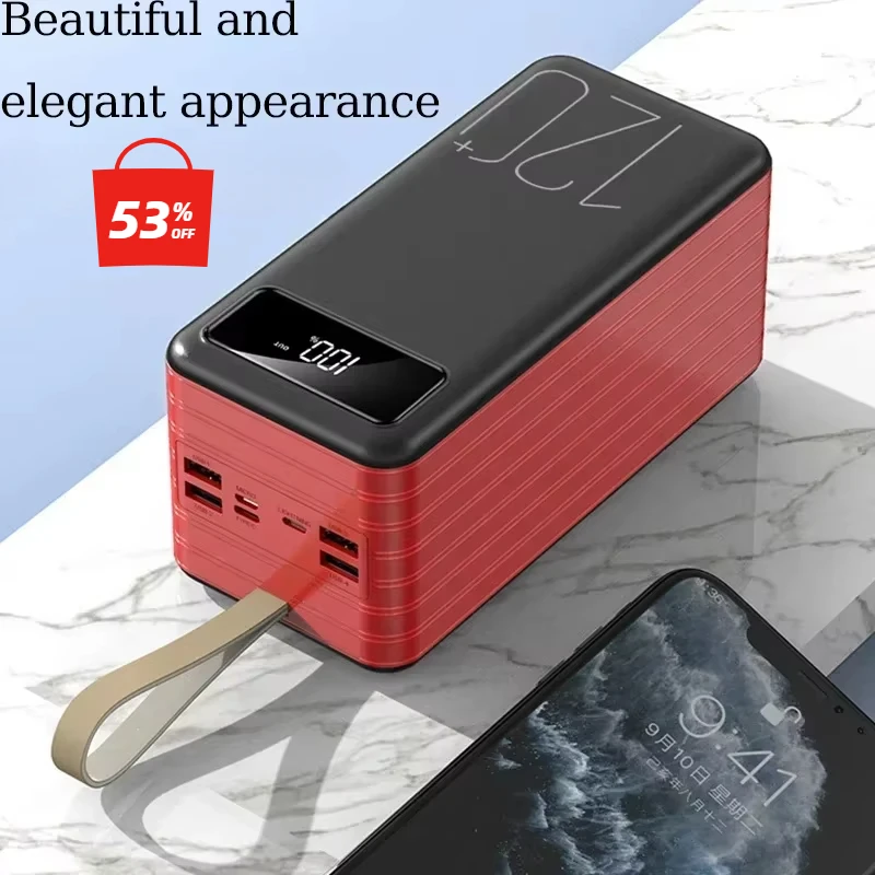 12000mAh High Capacity Power Bank 120W Super Fast Charging Portable Charger External Battery Pack Powerbank for IPhone Huawei