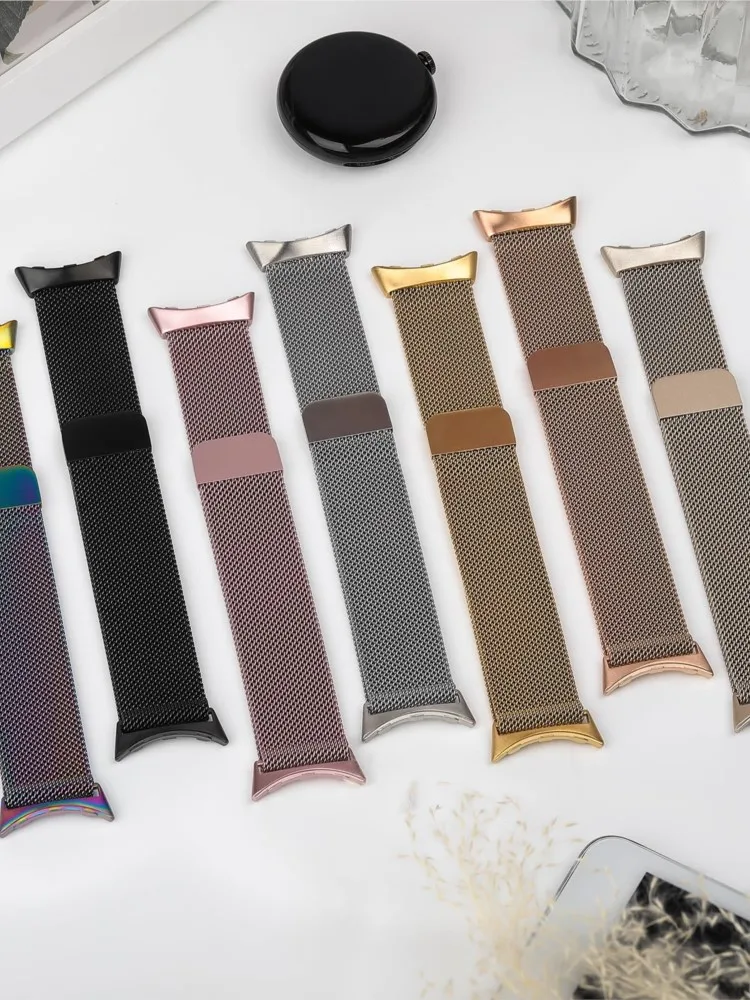 Milanese Loop Armband für Google Pixel Watch 5 4 3 2 45mm 41mm Metallgliederband Correa Armband Ersatz Smartwatch Zubehör