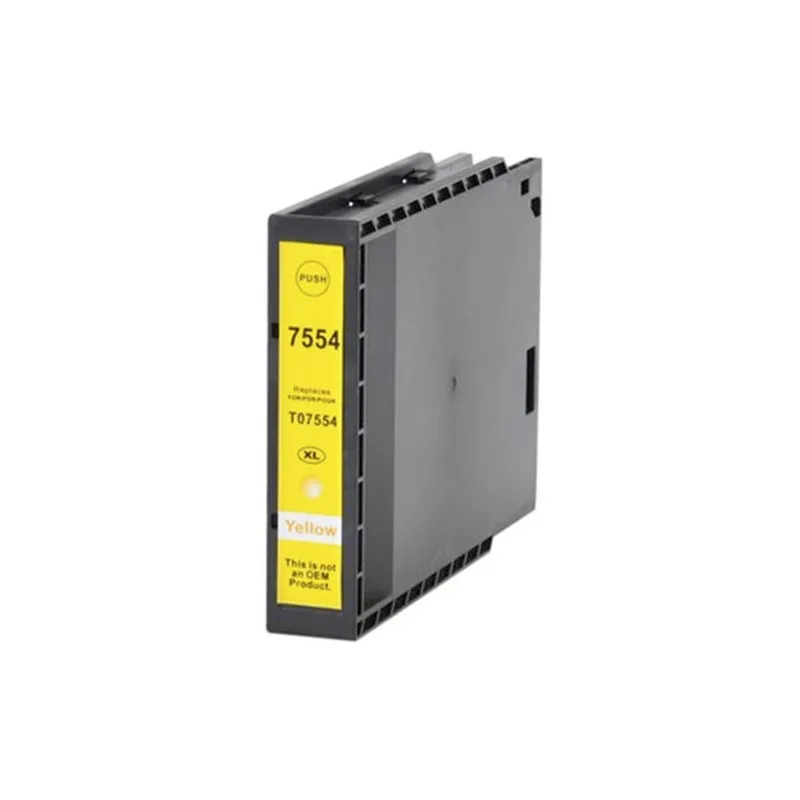 EPSON yellow alternative ink cartridge E7554XL, replaces C13T755440 XET7554XLC imprimirbien.com