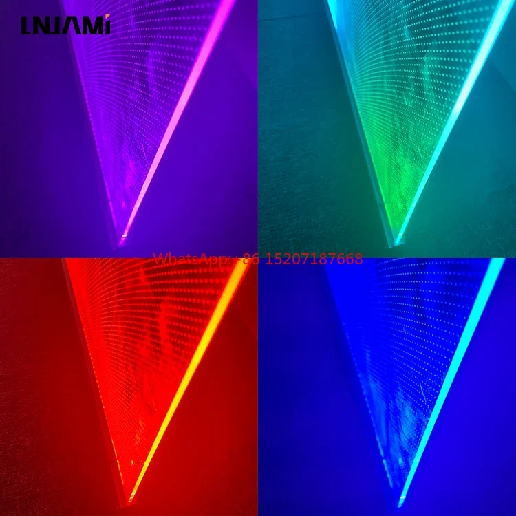 IP66 LED Light Guide Panel Customized Dotting Transparent Acrylic Light Guide Plate For Building Panel Facade Lights