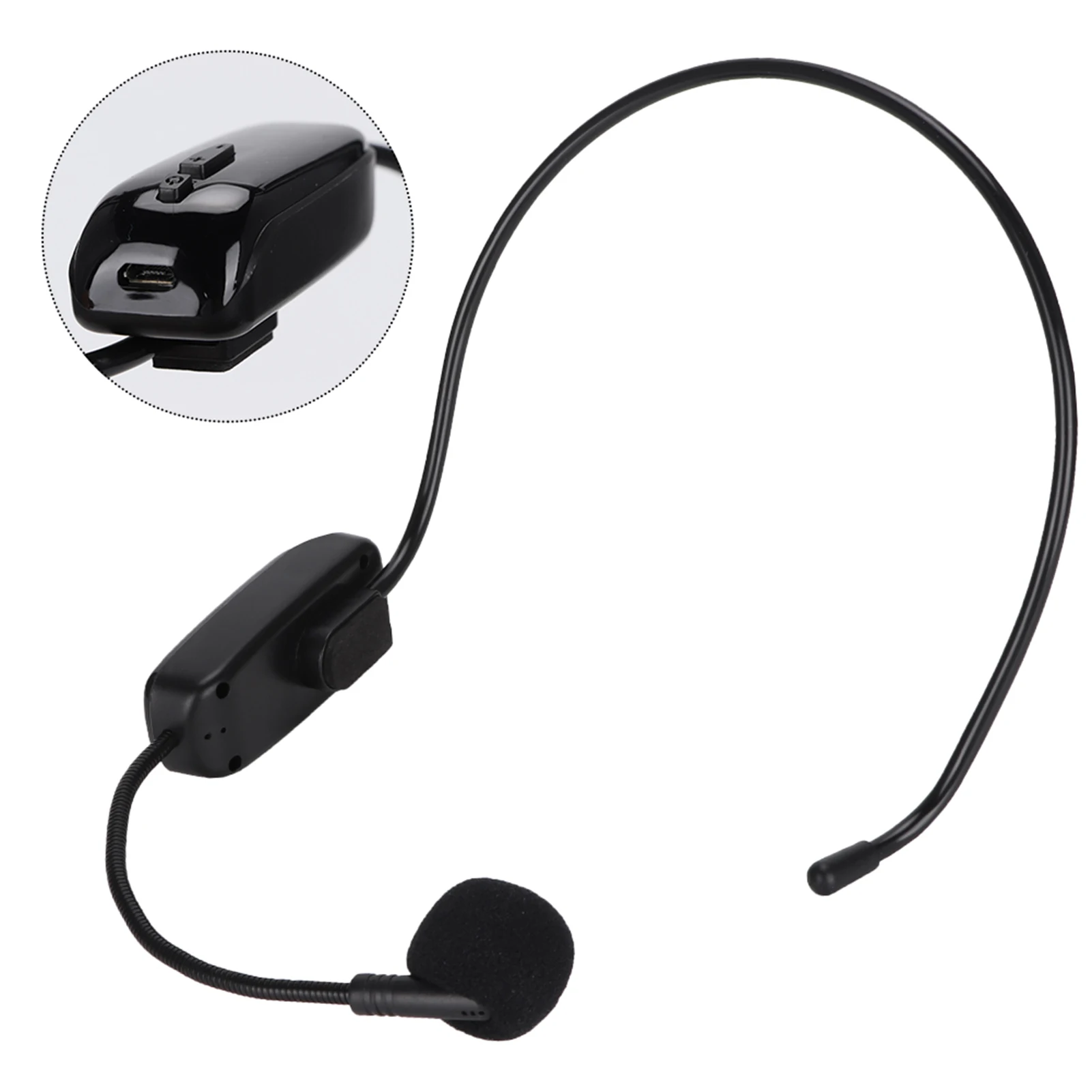 Microfono wireless Cuffia Microfono wireless Microfono Suono chiaro Segnale stabile Leggero per guida turistica di riunioni di insegnamento in ufficio