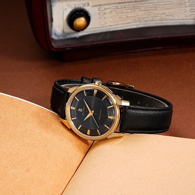 Baltany S4107 Vintage Constellation Homage 36mm 12-Sided Shape Dial Luxury Waterproof Automatic Men Business Dress Watch