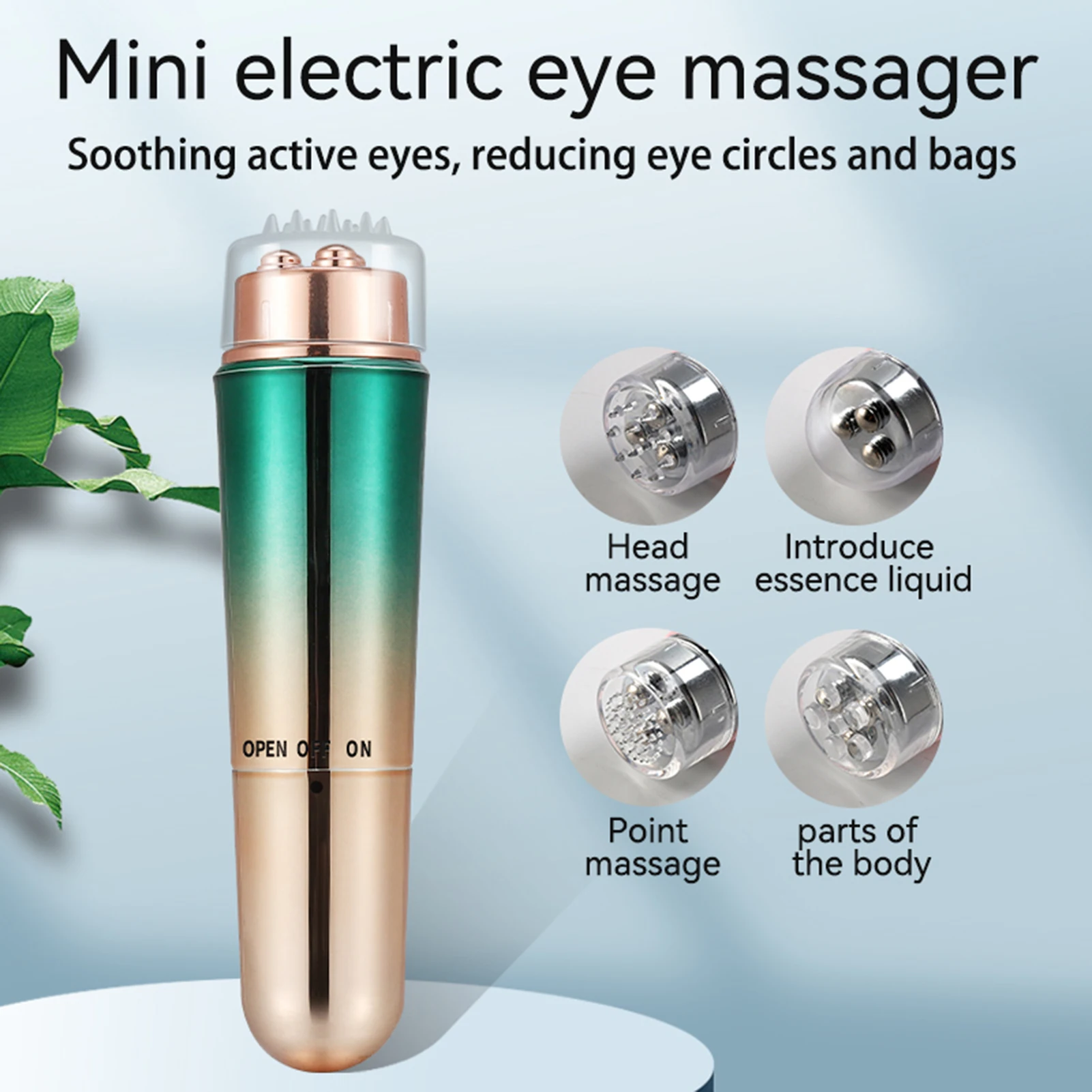 

Electric Vibration Eye Lift Wand Eye Care Beauty Massager for Woman For Dark Circles Eye Bags Puffiness Under Eyes