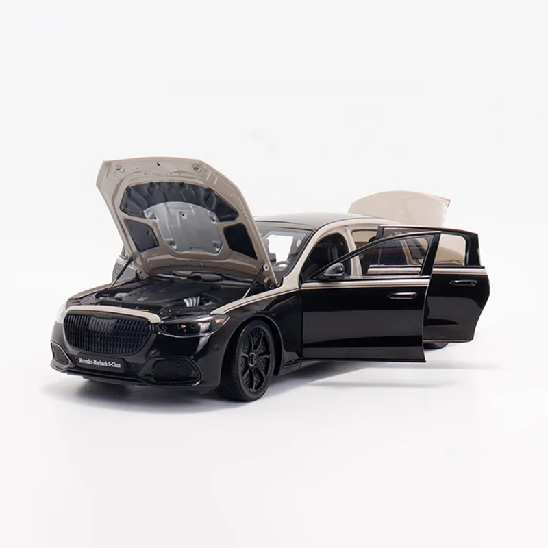 Diecast Original 1:18 Scale Benz Maybach S680 Simulation Alloy Car Model Static Display Collectible Toy Gift Souvenir Decration