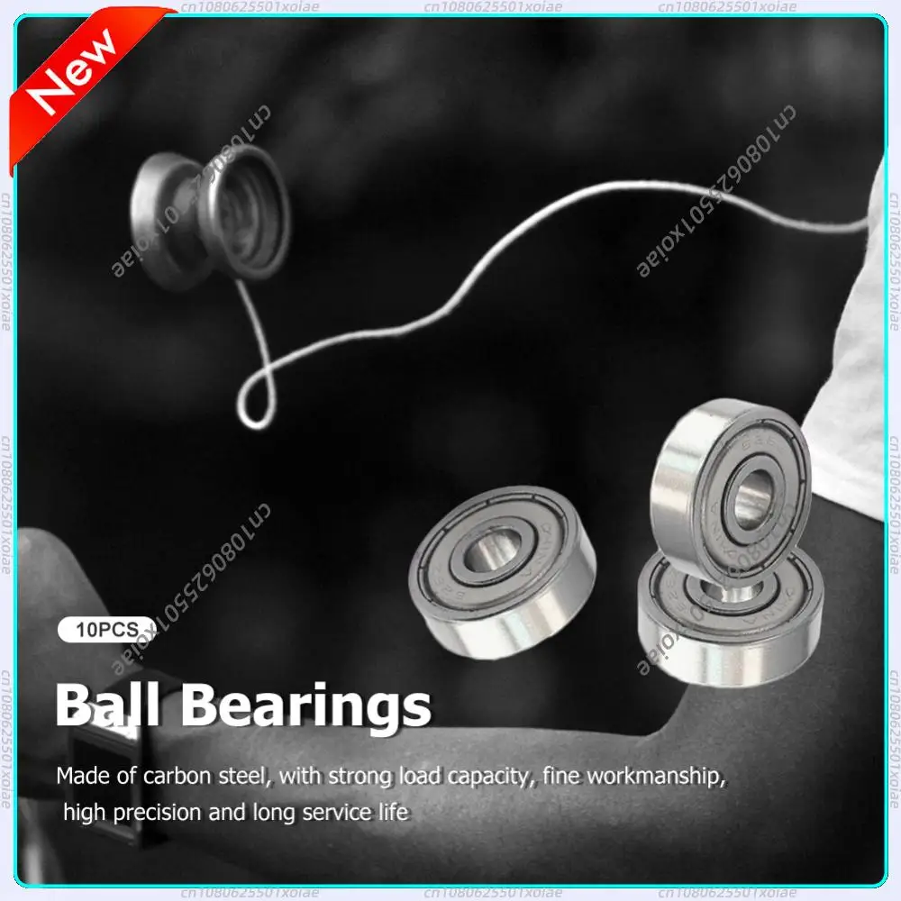 10pcs Inline Roller Skate Bearing 6x19x6mm 626zz Roller Skate Bearings Carbon Steel Roller Skate Wheel Bearings for Pulley