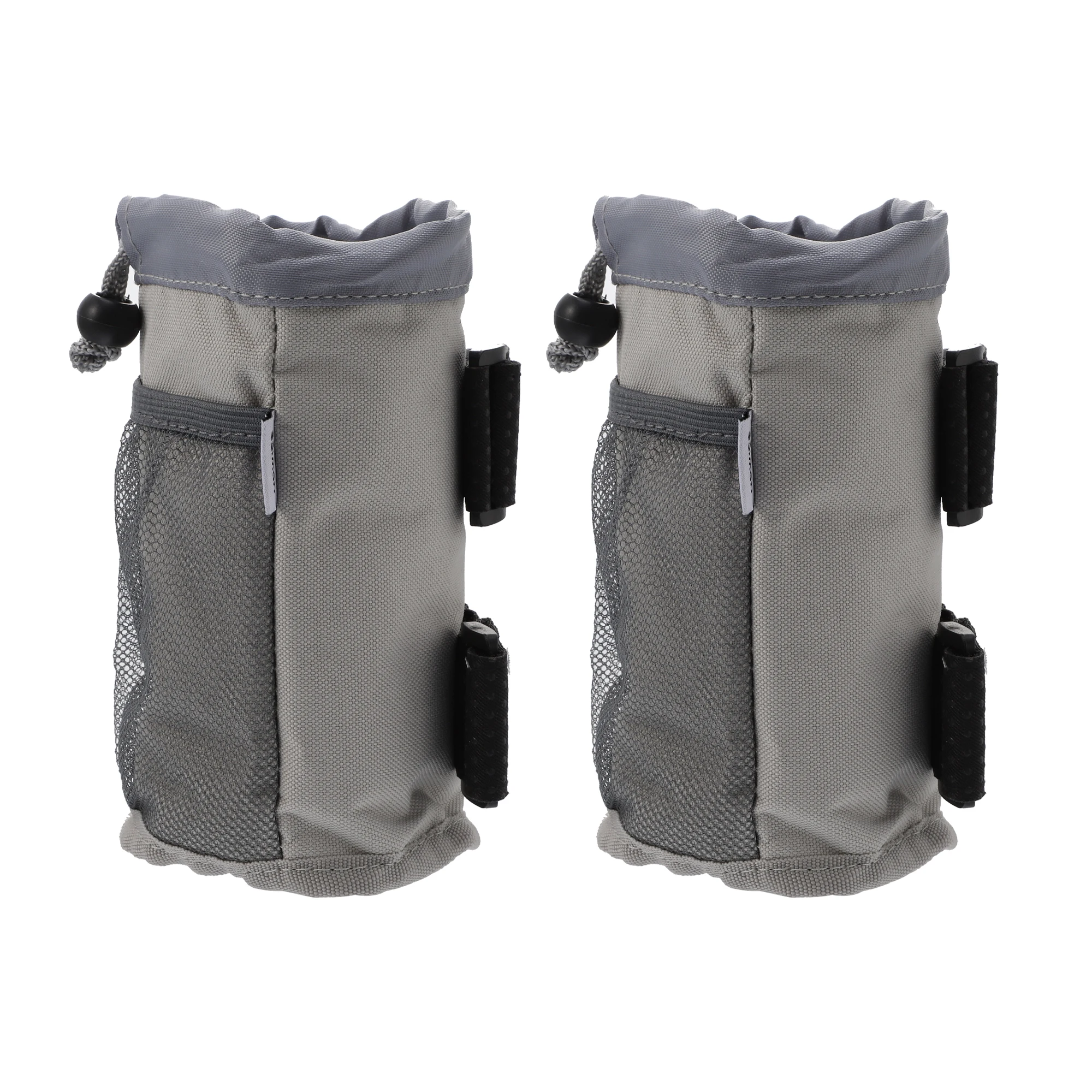 X Autohaux 2pcs Bike Cup Holder Water Bottle Holder for Wheelchair ATV Mountain Bike Gray Bicycle Accessories