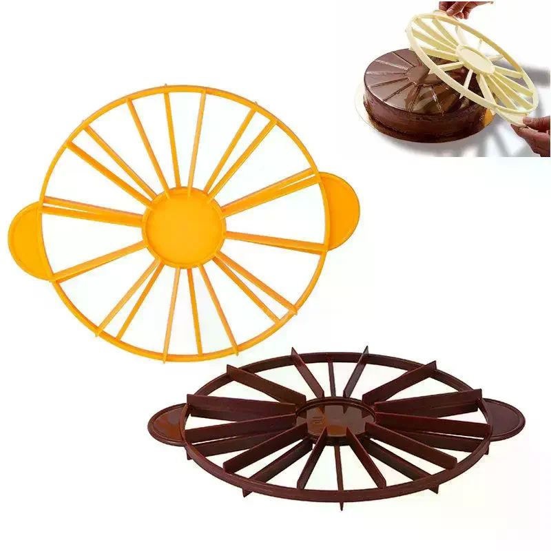 Round Equal Portion Marker Bread Divider Household Round 10/12 Piece Bread Cake Divider Equal Portion Cutter Marker Baking Tool