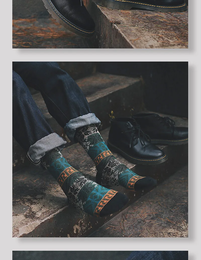 Cool Design Winter Socks Warm Socks Man Cowboy Socks Unisex Socks Woman Socks Man Socks