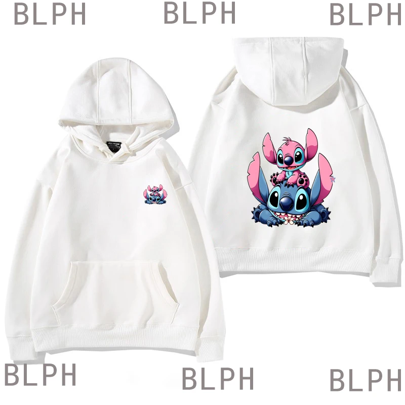 

Fashionable Harajuku Style Disney Stitch Parent-child Clothing Adult Children's Sweaters Same Sports Casual Thick Sweaters