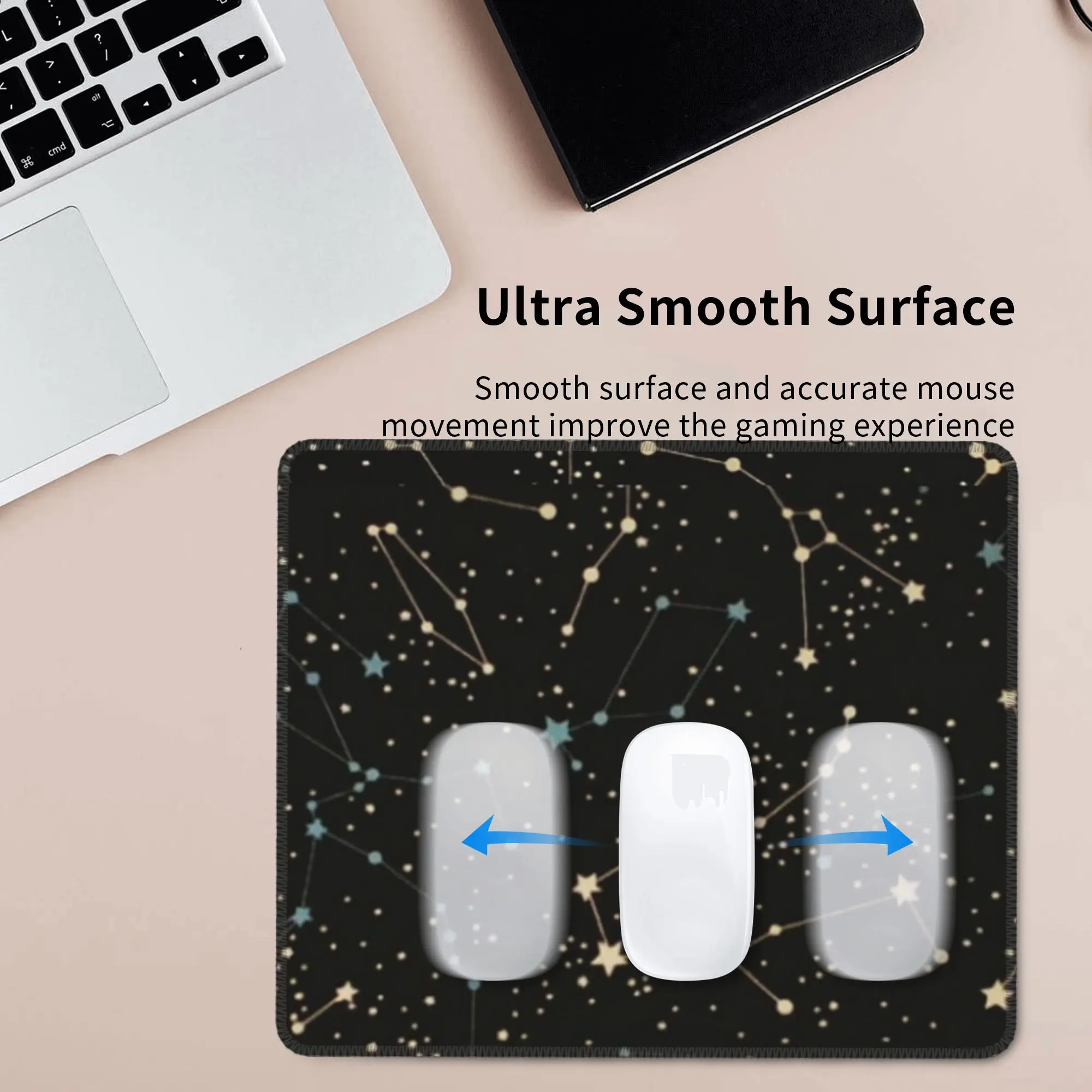 Constellation Star Clusters Galaxies Halloween Mouse Pad Computer Keyboard Mouse Mat PC Laptop Desk Mat Accessories Table Mats