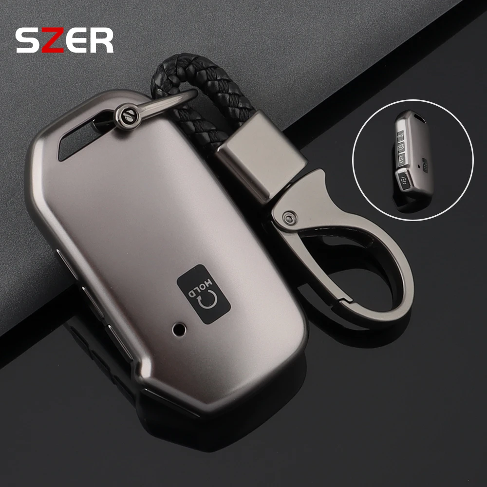 5-Tasten-TPU-Autoschlüsselhülle mit Schlüsselanhänger für Kia Ceed Cerato Forte NIRO Seltos Sorento Soul Sportage Telluride K5 Keyless