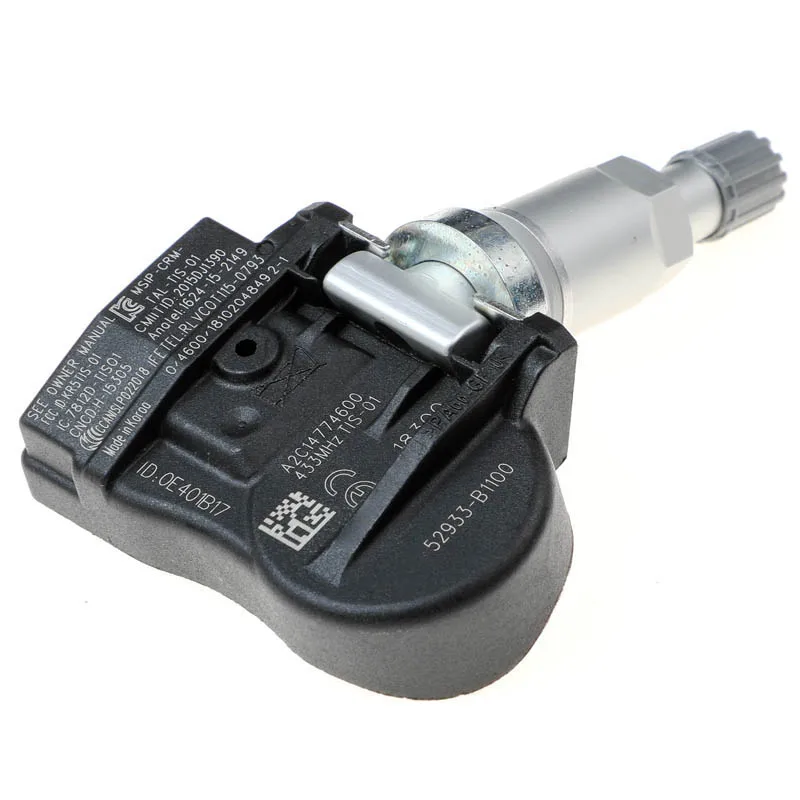 Car TPMS Tire Pressure Monitor Sensor 433MHZ 52933-B1100 52933B1100 For 011 2012 2013 2014 2015 2016 for KIA PICANTO