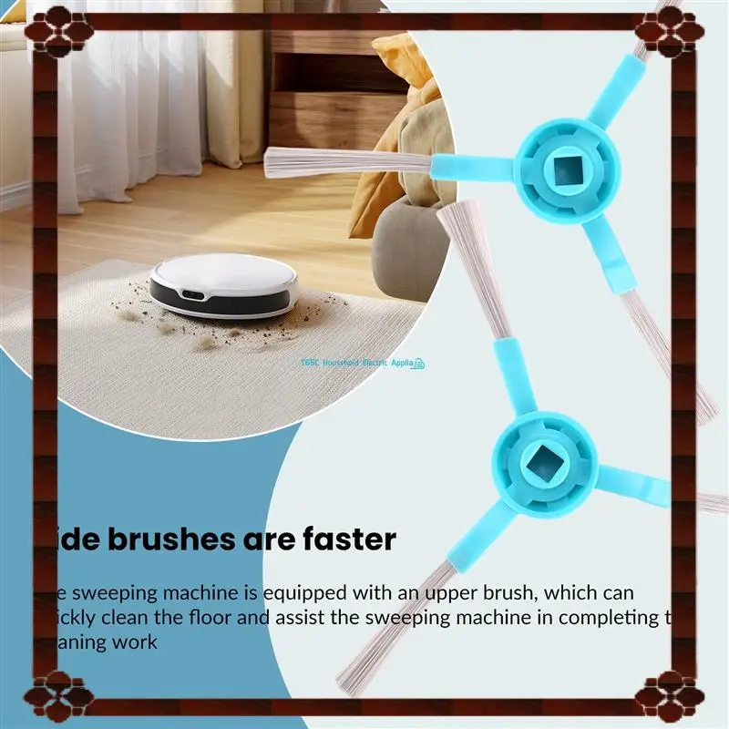 Доставка в 24 часа, 2 шт., аксессуары для роботов-подметальных машин с боковой щеткой, замена для пылесоса Conga 3090 3490