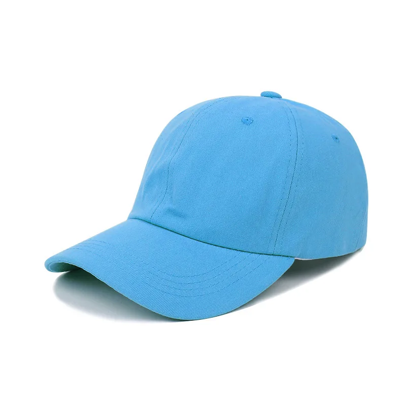 Custom Logo Kids Baseball Cap Adjustable Beige Cotton Sun Hat for Boys Girls Casual Outdoor view 6