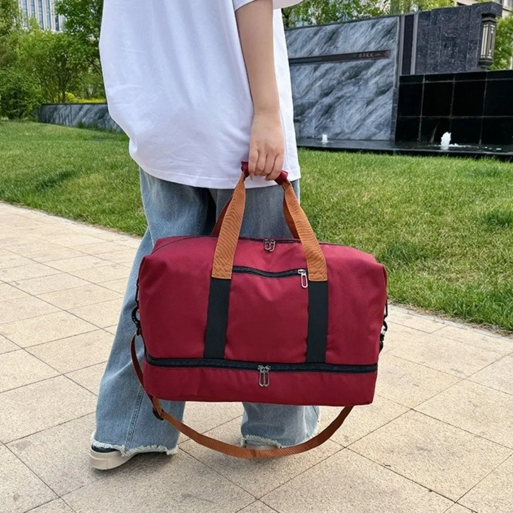Large Capacity Short-haul Travel Bag Multifunctional Gym Dry-Wet Separation Sports Fitness Bag Crossbody Waterproof