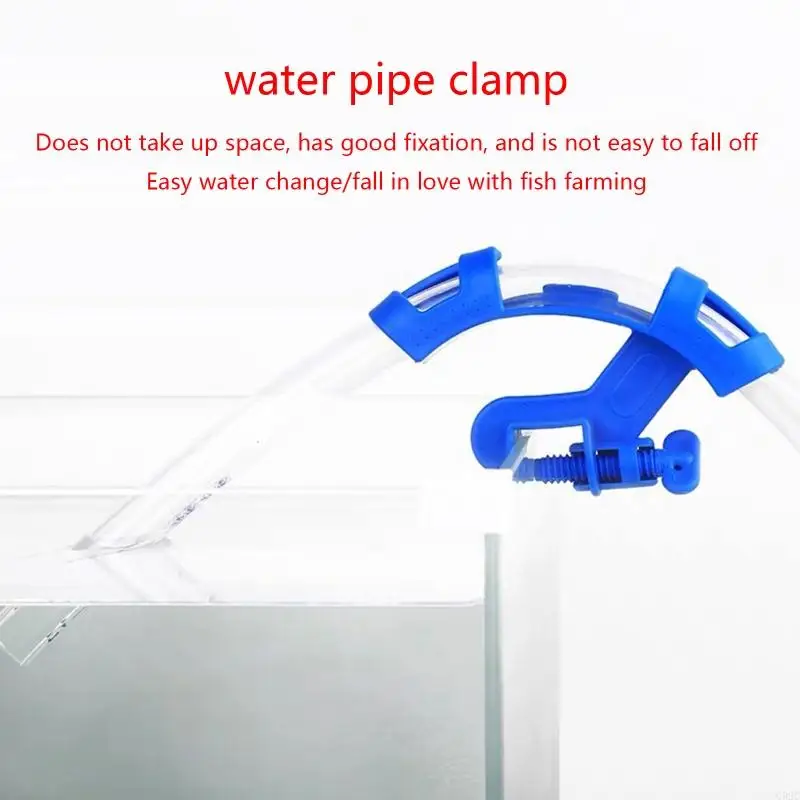 G92C Fish for Tank Pipe Holder Adjustable Plastic Water Tube Clamp Fixed Clips Easy