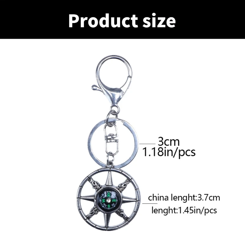 Keychain Charm Fashionable Keyrings Unique Key Holder Alloy Texture image 6