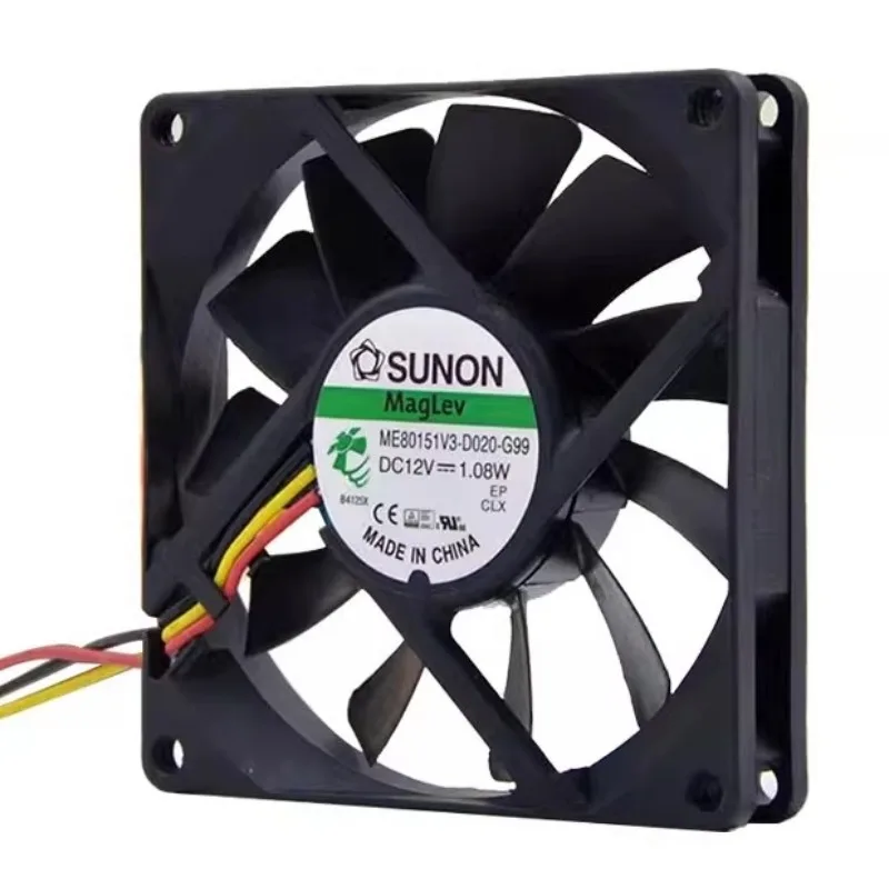 

New Cooling Fan for ME80151V3-D020-G99 8015 12V 1.08W Ultra-thin Large Air Volume Cooling Fan 80 * 80 * 15MM