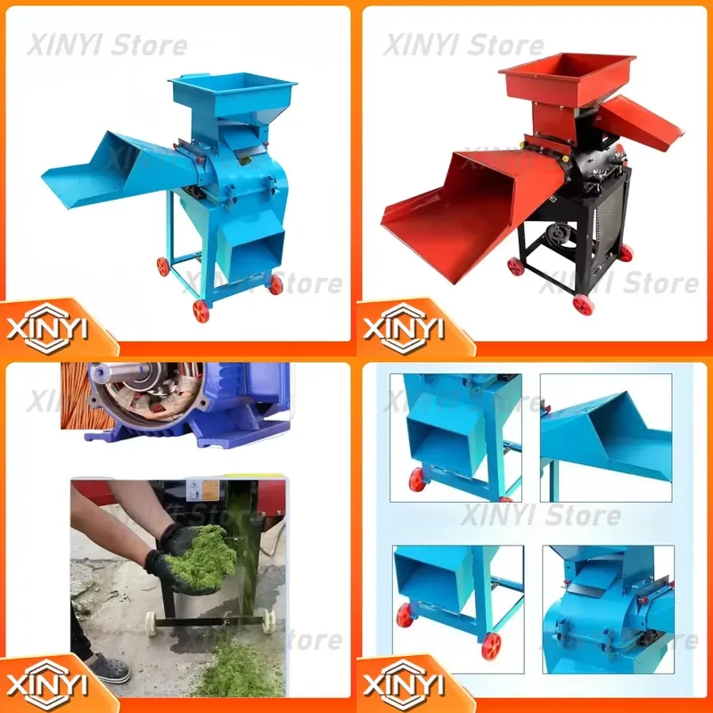 Multi Functional Feed Processing Machine for Grinding Silage Straw Crushing Corn Making Animal Feed Farm Equipment For