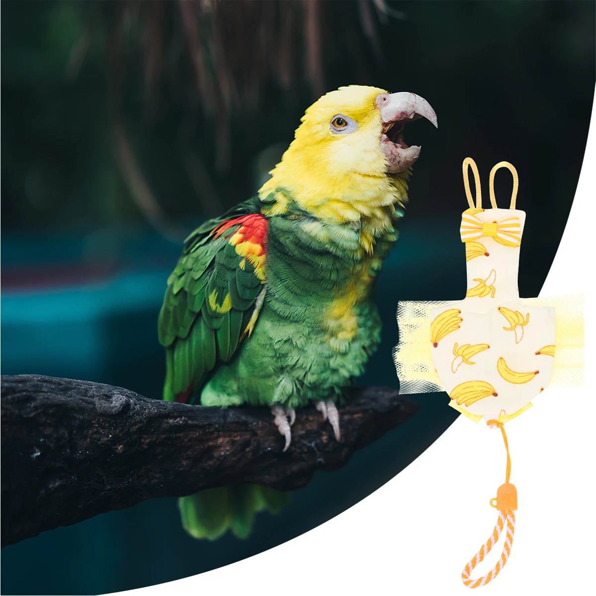 

Flight Parrot Clothes Parakeet Costume Pet Yellow Small Animals Apparel for Bird