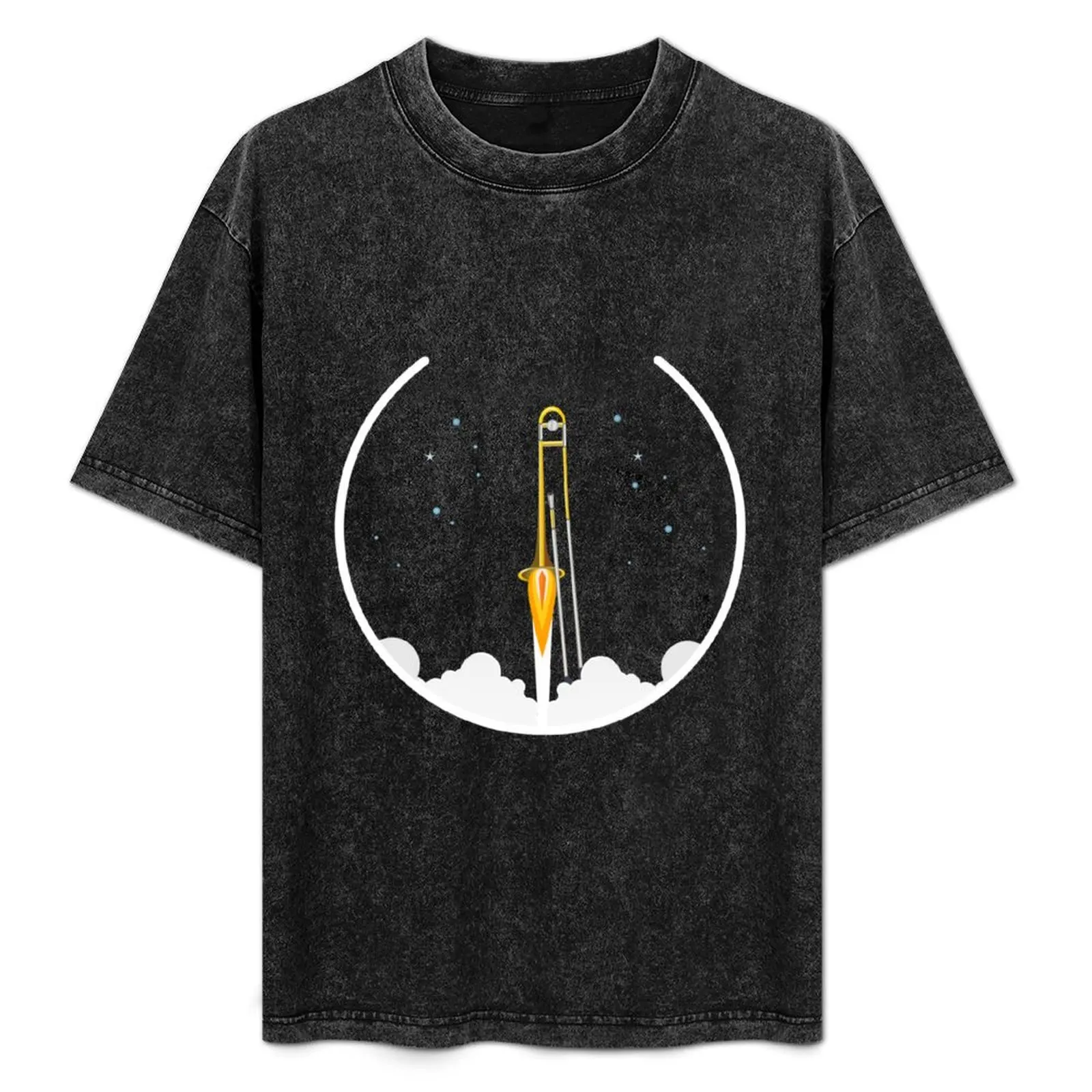 

Trombone - Rocket, funny trombone gift idea T-Shirt Creative Graphic Tee Shirt
