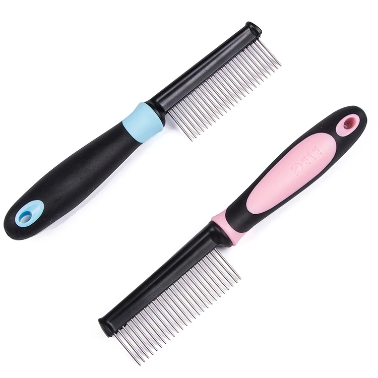 Neues Design einseitige Haustier Friseur Bürste Metall Zahnkamm Haarmas sage Haustier Hund Friseur Kamm