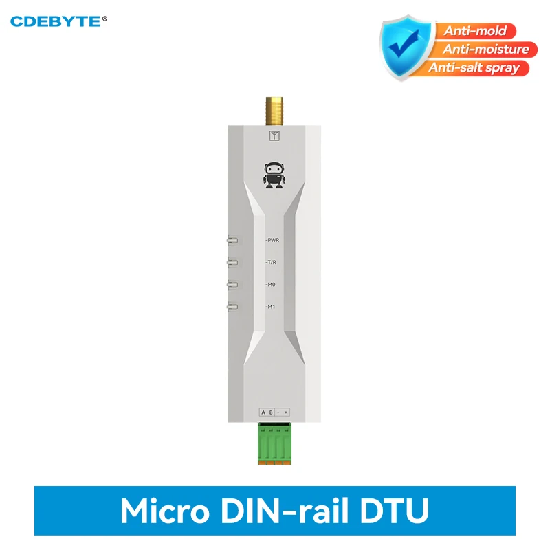 Wireless Radio 433MHz 2.4Ghz CDEBYTE EWD95M Series RS485 GFSK Modulation Din-Rail Installation Frequency-Hopping