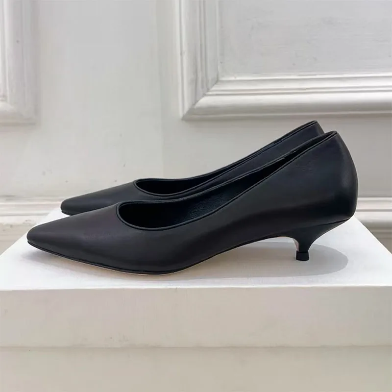 black leather 3.5cm