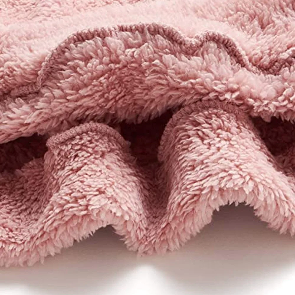 Lässiger Langarm-Kapuzenpullover mit Katzen- und Bärenohren, einfarbige Oberbekleidung, Kapuzenpullover mit 3D-Tierohren, flauschiger Fleece-Sweatshirt, Street-Style-Oberteil – Detail 9