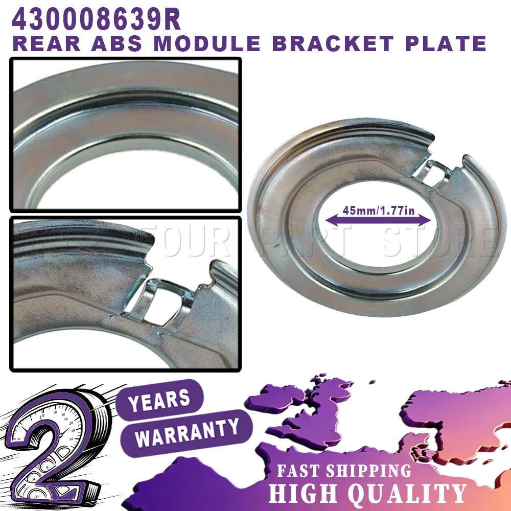 New Easy Installation car accessories For Renault Scenic Megane MK3 Rear ABS Module Holder Mount Bracket Plate Sensor Metal 45mm