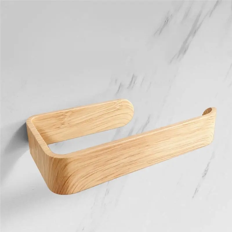 A02F-Drill-Free Wall Mount Toilet Paper Holder 4-Pack-Grain Tissue& Wet Wipe Dispenser For Bathroom& Kitchen