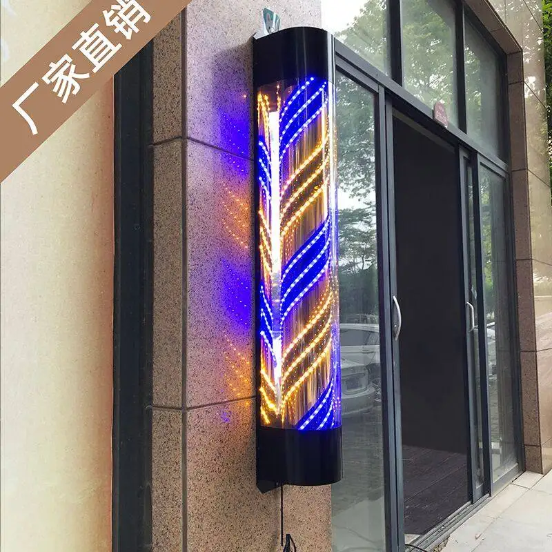 

Turn light LED hair salon turn light special waterproof super bright wall-mounted semicircular door head sign light for hair sal