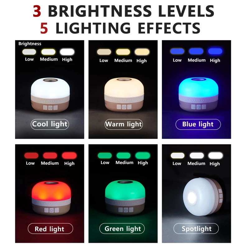Naturehike Camping Lantern Tents Lamp 25h With 5 Colors Flashlight For Outdoor Lamp Emergency Lantern Atmosphere Hanging Lamp